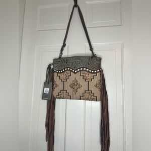 NWT Myra Bags western bag with fringe